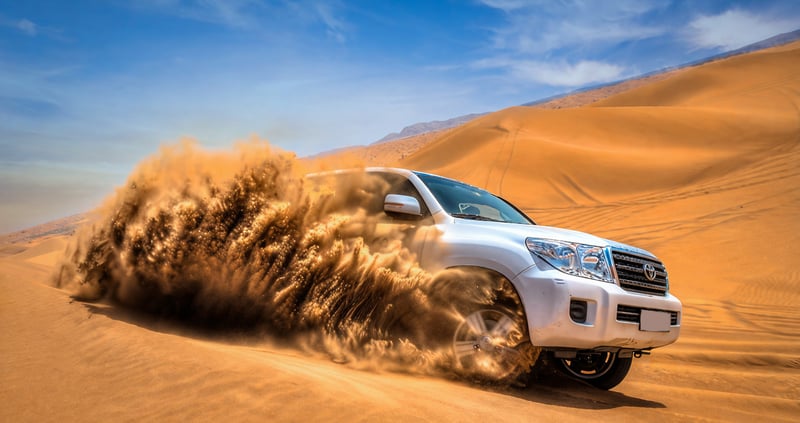 Red Dunes Desert Safari Dubai Family Friendly Safari with Sandboarding & Henna Art gallery image 1