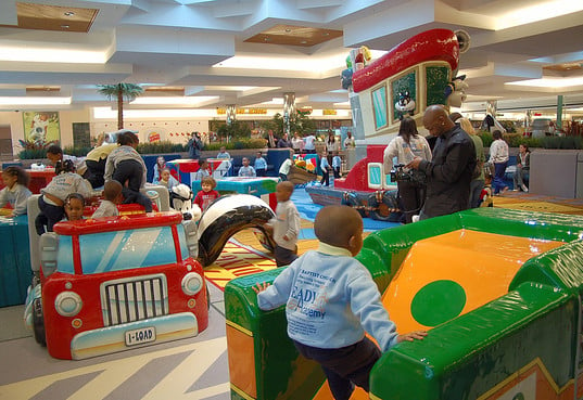 Entertainment Section For Children In Mall