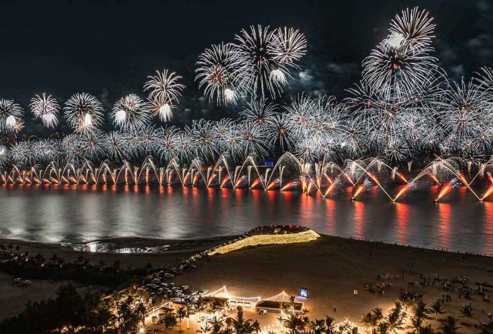 New Year's Eve Fireworks Display In Ras Al Khaimah