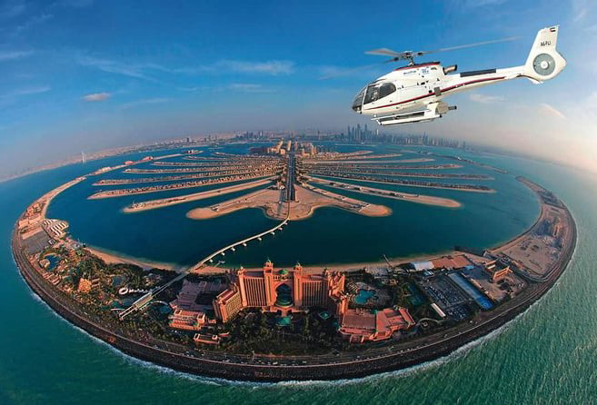 Take A Helicopter Flights Over The City At Dubai