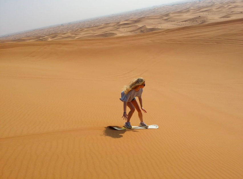 Sand Ski - Experience The Adventure Of Riding The Desert Sand