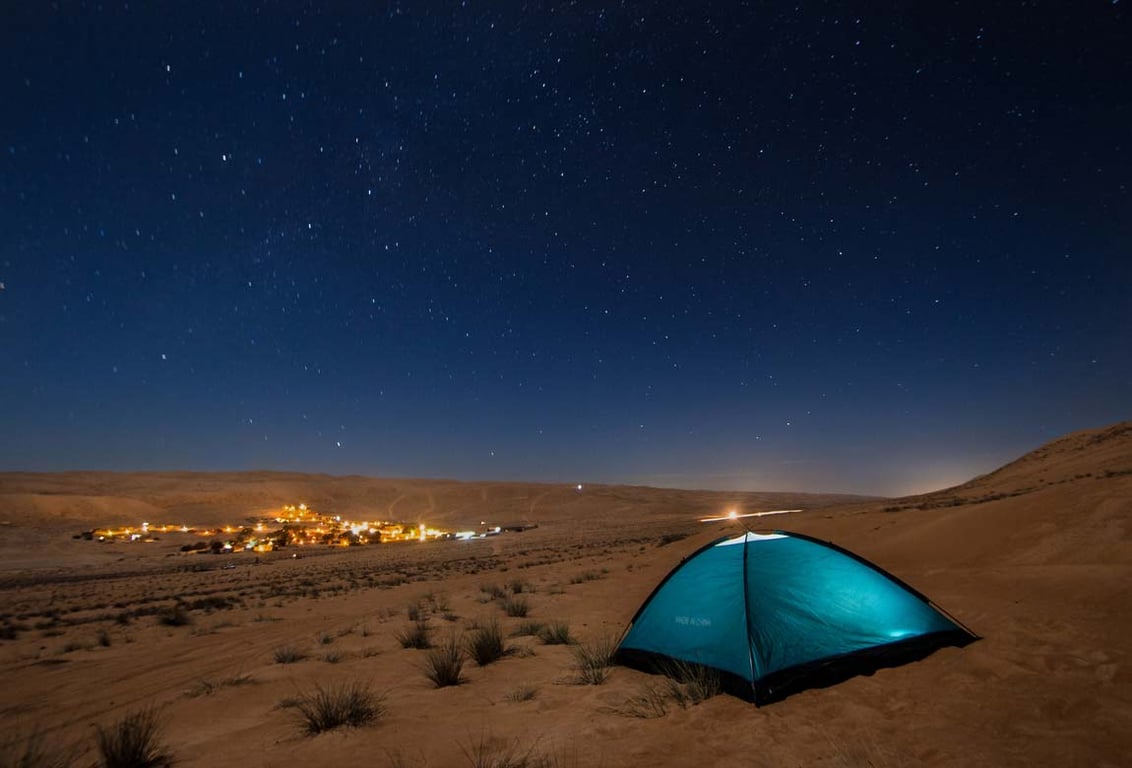 Welcome To Campsite Camping  At Desert Safari Dubai