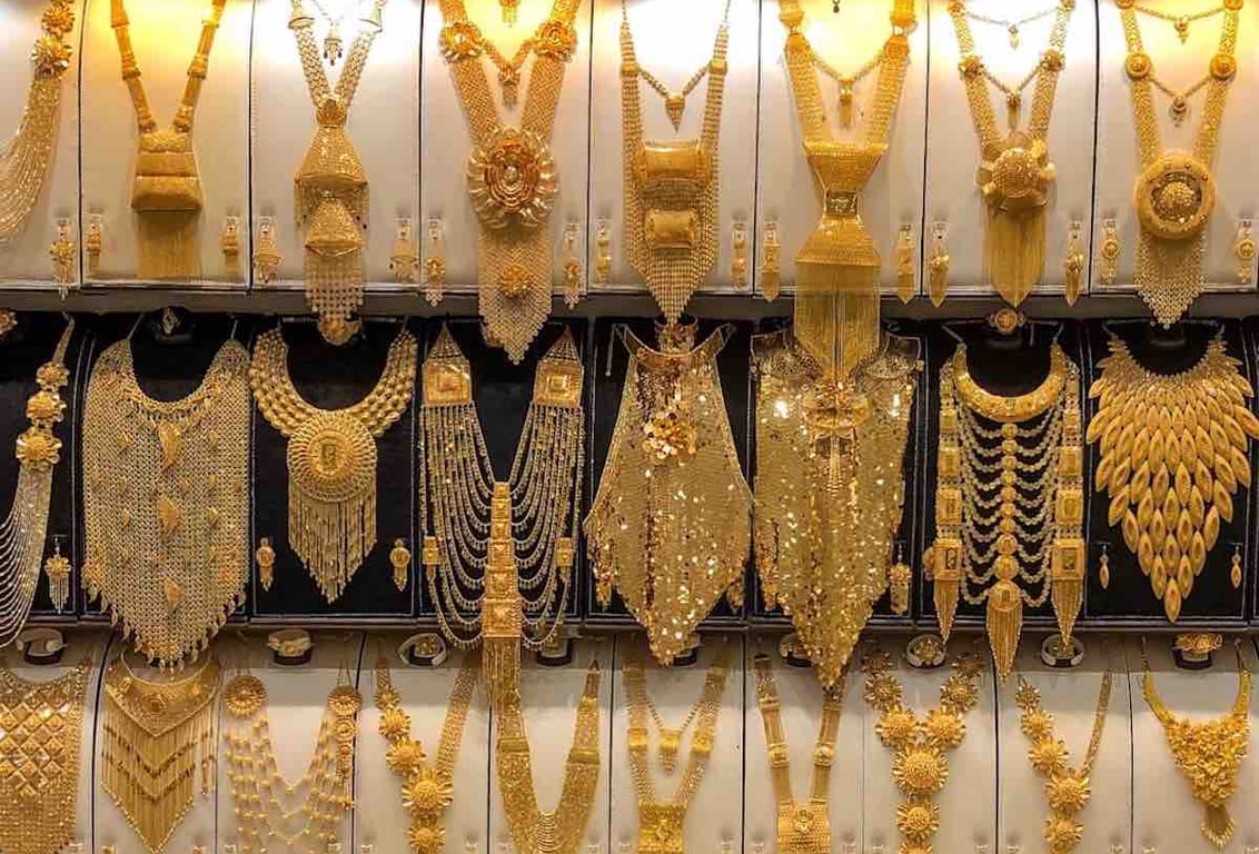Stunning Gold Souk At Dubai