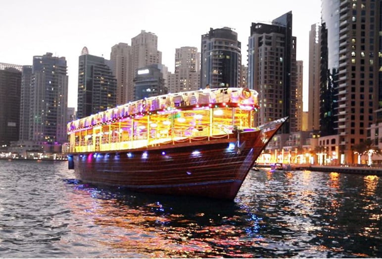Dhow Cruise Dubai Marina Upper Deck Standard