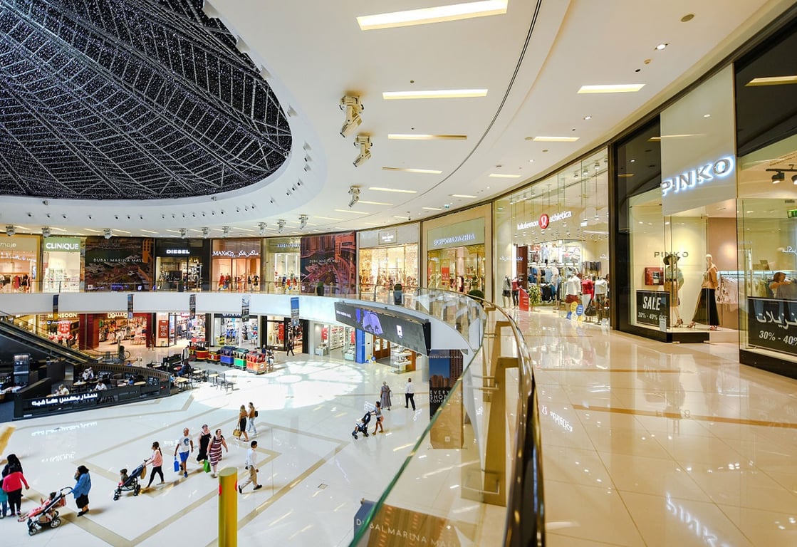 1.	Shopping in The Dubai Marina Mall