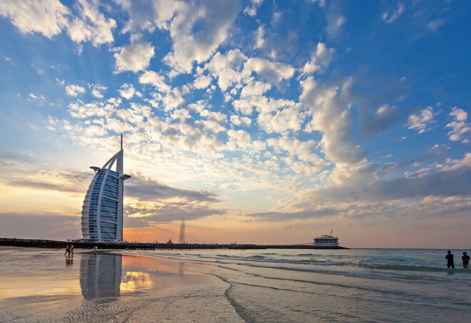 Sunset Beach In Dubai City