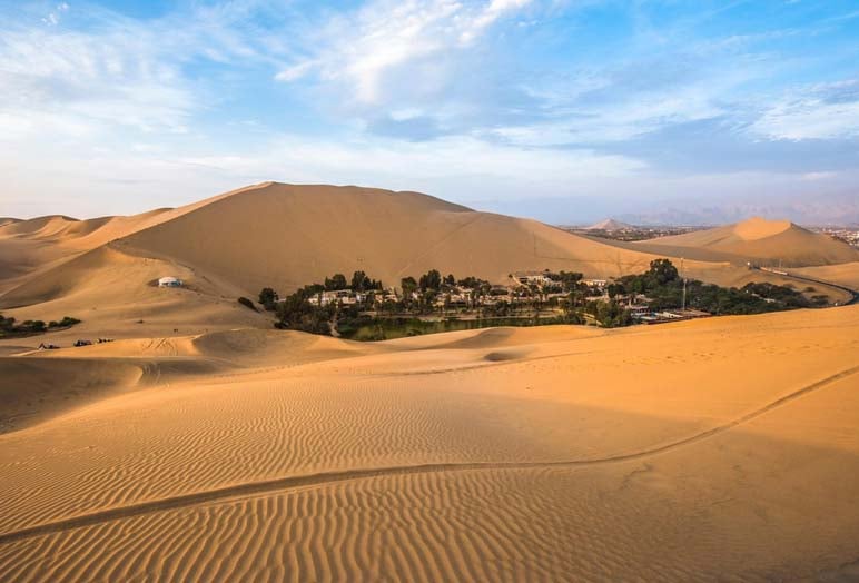 Impressive, Enormous Sand Dunes And Barren Surroundings