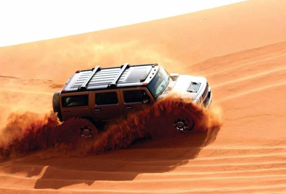 Morning Private VIP Hummer Desert Safari In Dubai