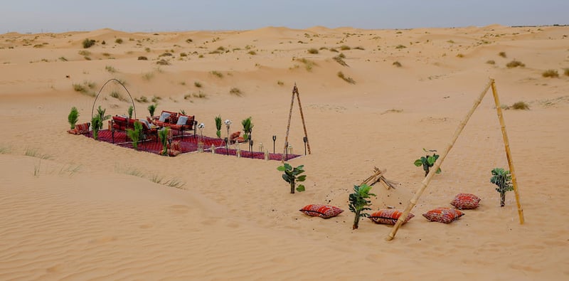 Private Bespoke Dinner Dubai VIP Desert Safari with Grand Buffet & Bonfire gallery image 3
