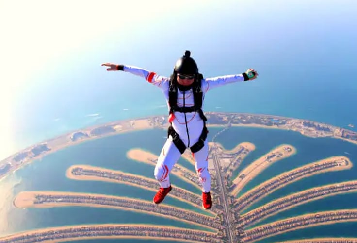 Attempt Indoor Skydiving At Dubai 2023