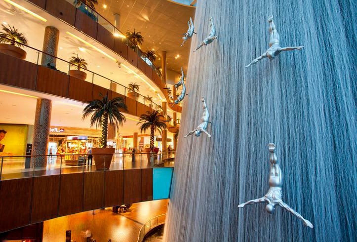 •	80 million people visit the Dubai Mall each year
