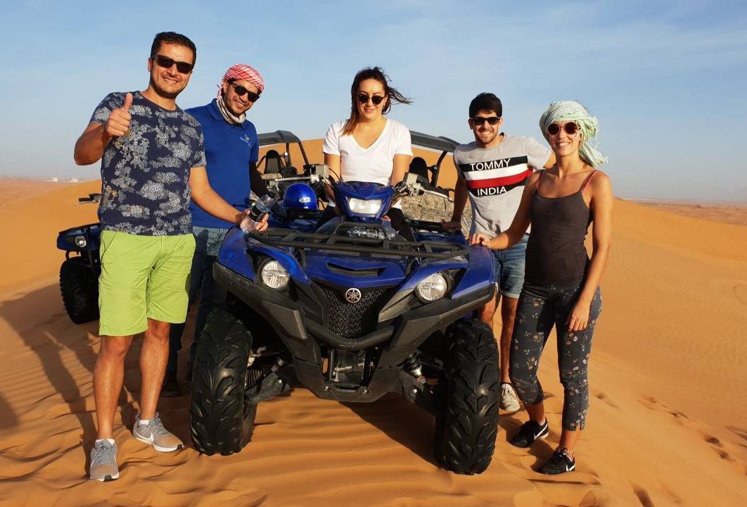 Admire Quad Trekking Rayna Visits At Dubai