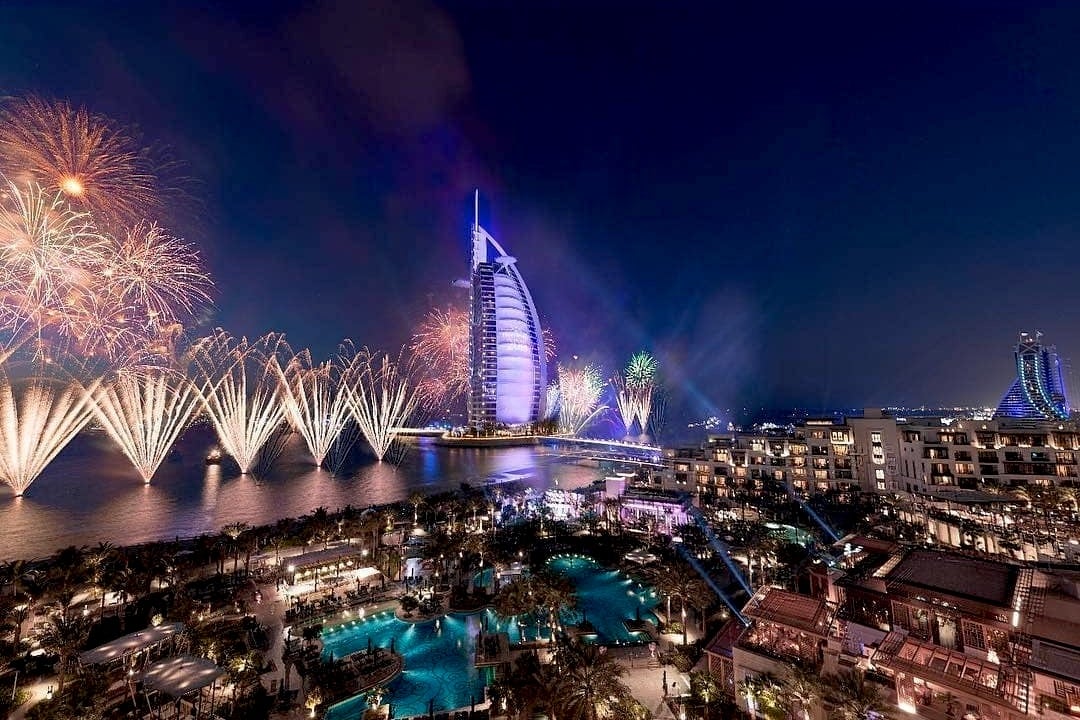 3.	New year’s Eve At Iconic Burj Al Arab