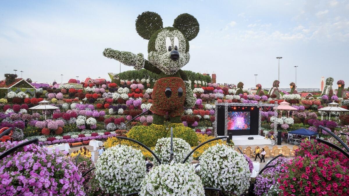 Gorgeous Mickey Mouse At Miracle Garden