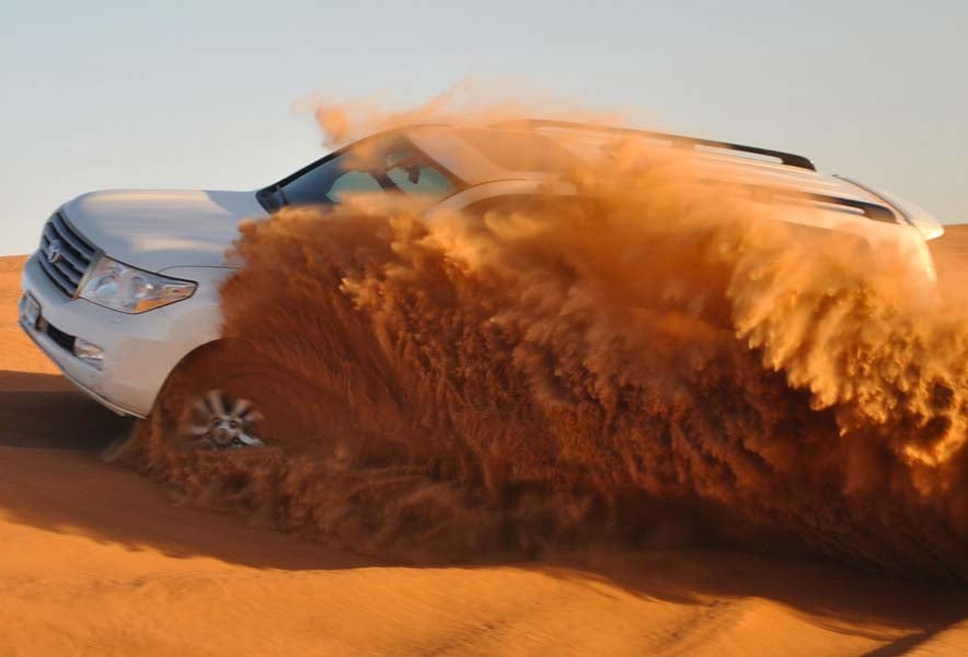 Dubai Dune Bashing At Desert Safari