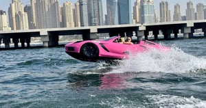 Pink Jet Car