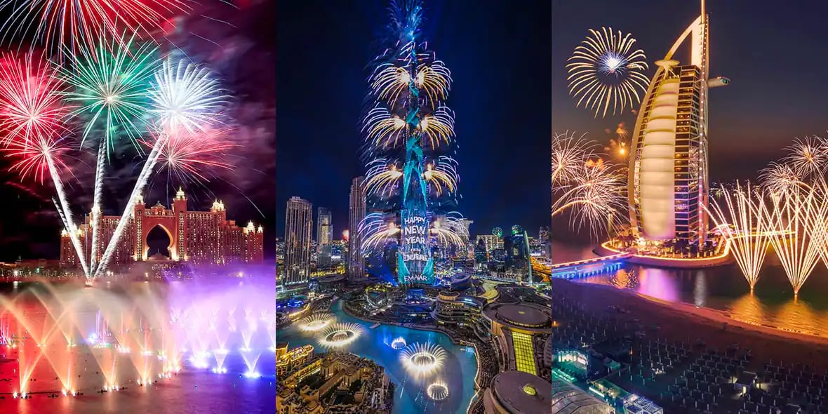 5. Downtown Dubai New Year Eve’s Celebrations: