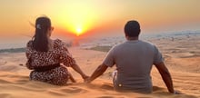 Sunrise Desert Safari with 30 Minutes Camel Riding & Sand Boarding