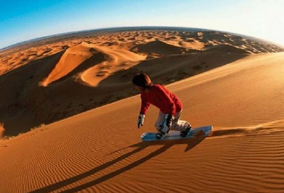 Sand Ski - Experience The Excitement Of Riding The Desert Sand Dubai 2023