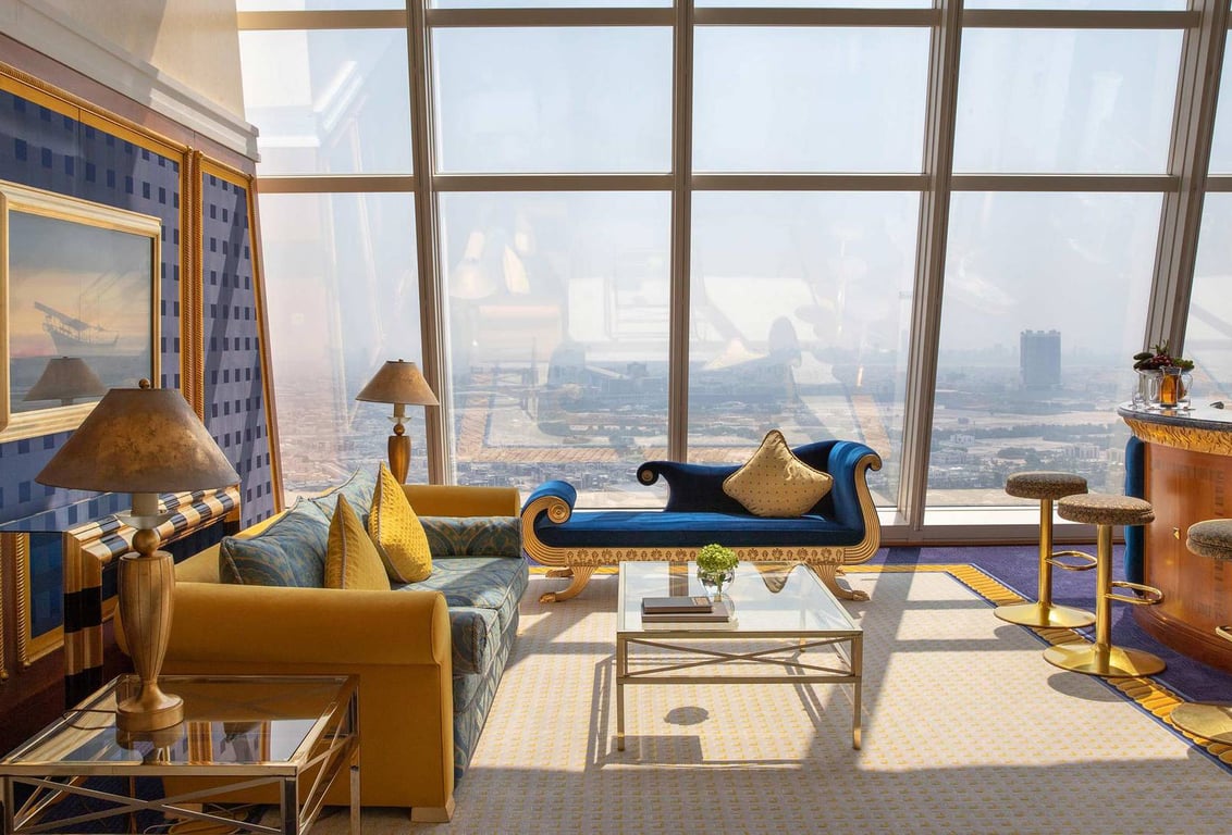 In-suite check-in and a check-out At Burj Al Arab