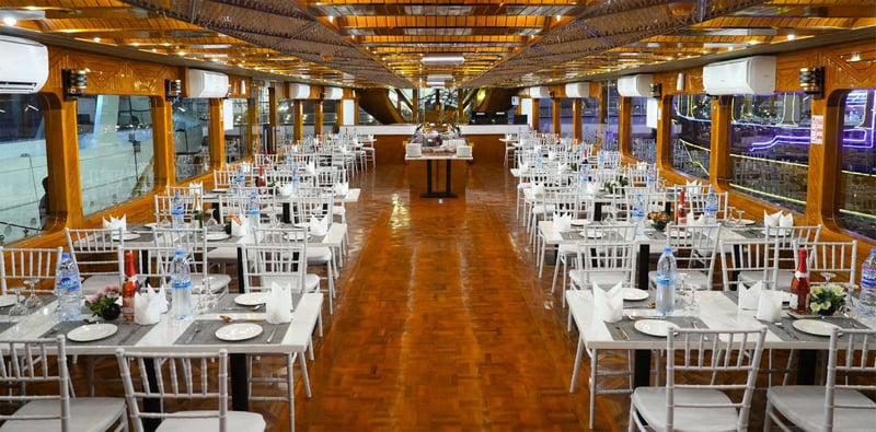 Dhow Cruise Dubai Marina with Exquisite Buffet, Night Views & Plush Seating gallery image 6