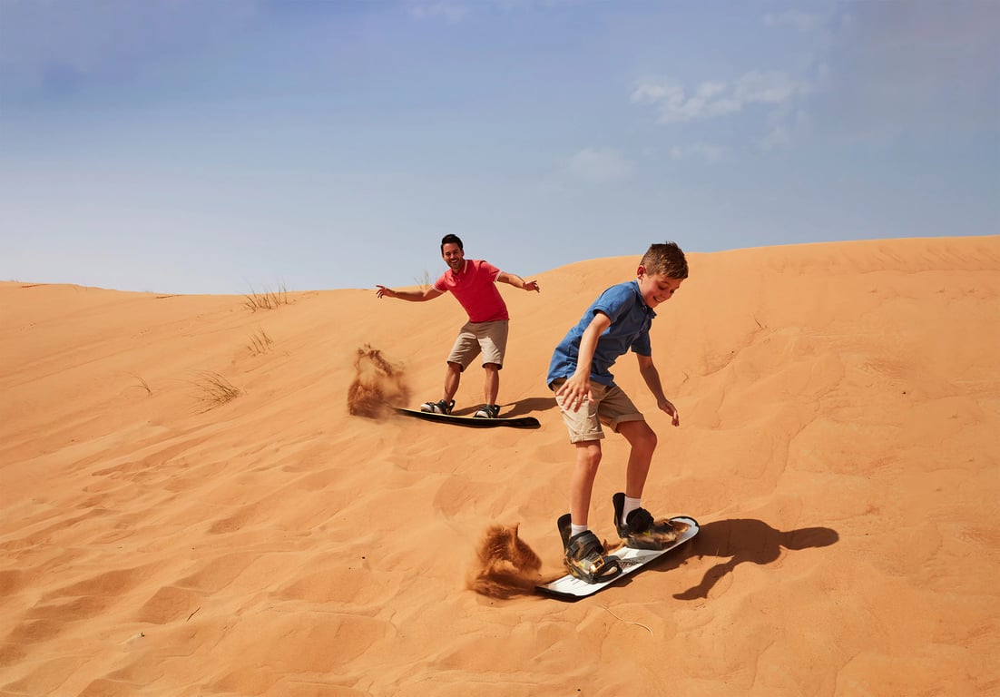 Should Have a go at Sandboarding At Desert Safari