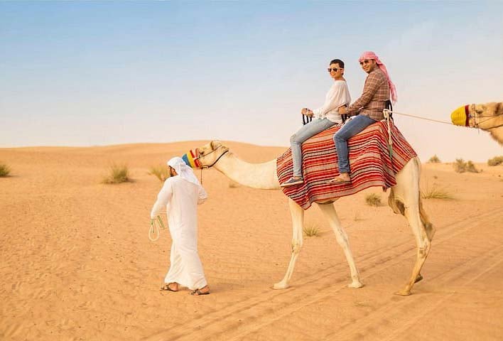 Amazing Camel Riding At Dubai Desert Safari