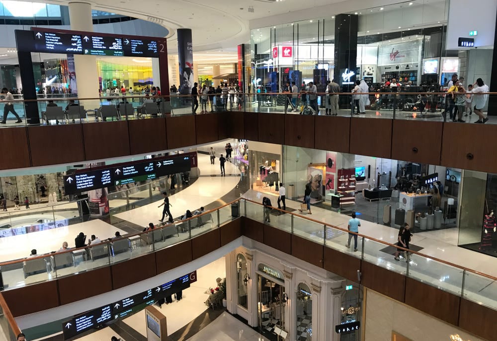 2.	How many stores are located inside the Dubai Century Mall?
