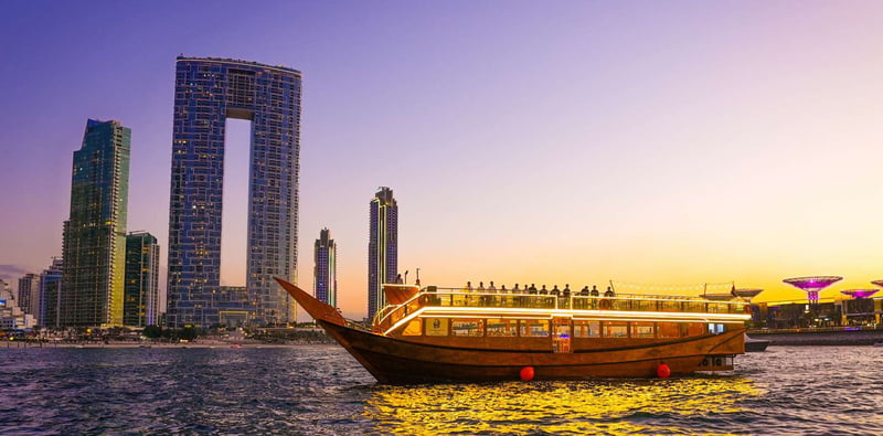 Dhow Cruise Dubai Marina with Scenic Waterfront Views, Live Shows & Cultural Dance gallery image 4
