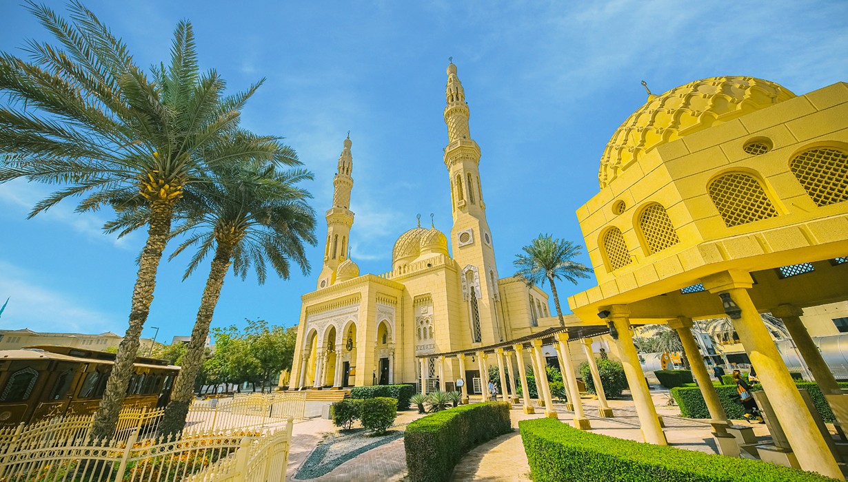 Mosques In Opera District At Dubai