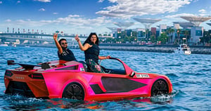 Pink Jet Car