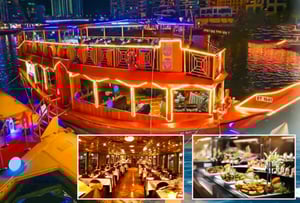 Dhow Cruise Dubai Deira Creek Standard - Lower Deck