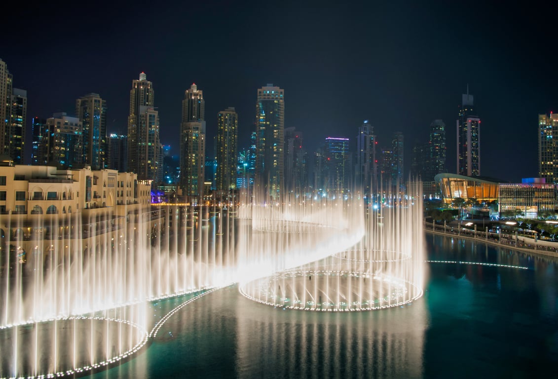 3.	The Fountain In Dubai
