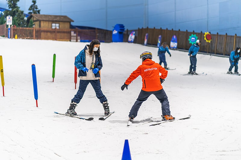 Take An Example At The Ski School 2033 Dubai