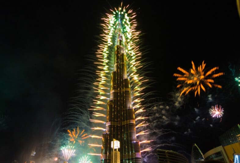 New Year’s Eve in the Dubai Desert