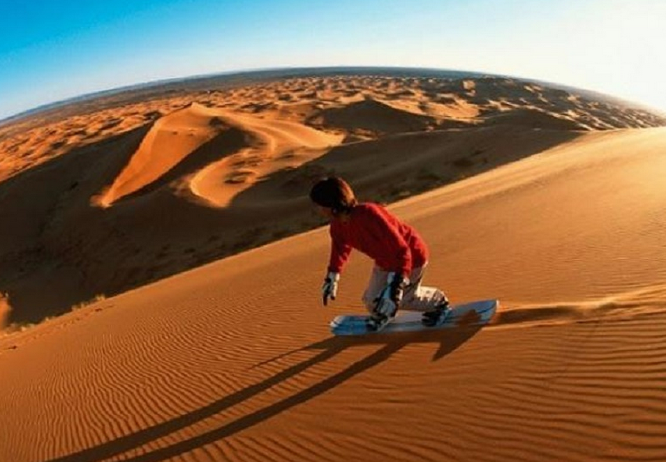 You Can Go Snowboarding In The Desert