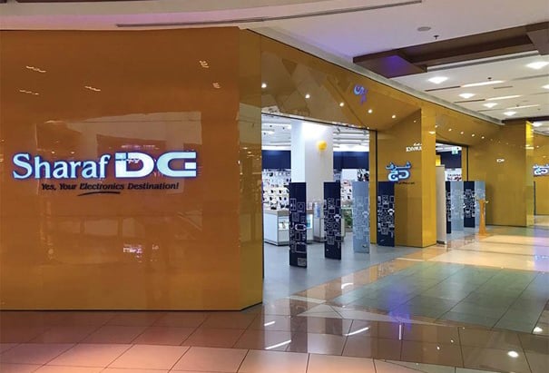 Sharaf DG, Electronic Shop Brand