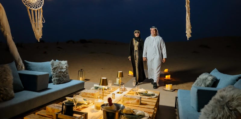 Private Bespoke Dinner Dubai Luxury Evening with Dune Bashing & Cultural Shows gallery image 5