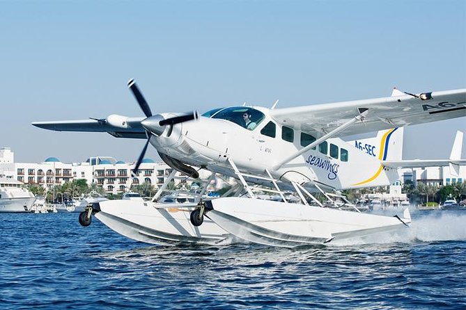 What can you anticipate from a seaplane tour in Dubai?