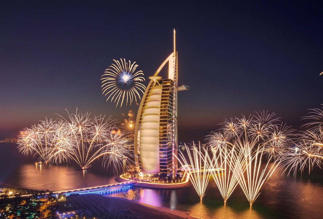 New year Eve Jumeirah Beach At Dubai