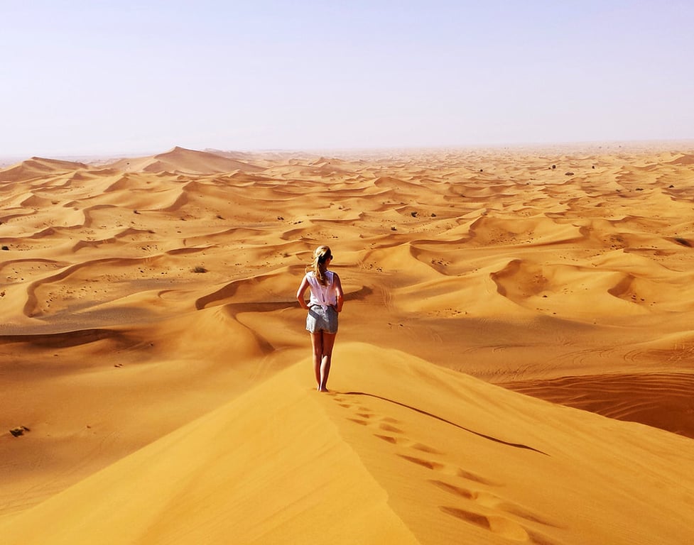 Dubai Desert Scene Is Something That You Can't See Elsewhere