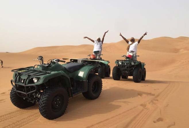 Enjoy Quad Biking And Sand boarding