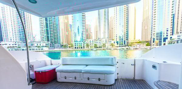 Burj Khalifa 2025/2026 Eve | Gold Fish Dubai Canal Cruise Upper Deck