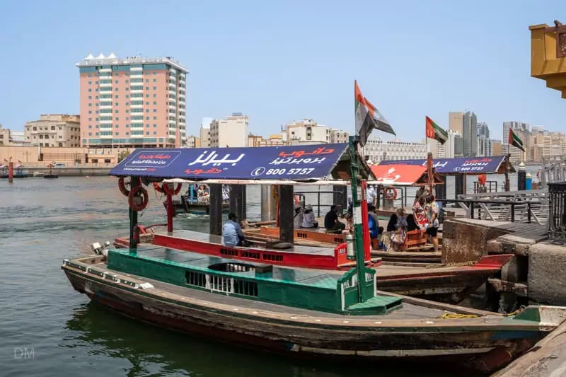 Dubai Canal Abra Ride