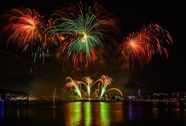 Stunning Impression Of Fireworks