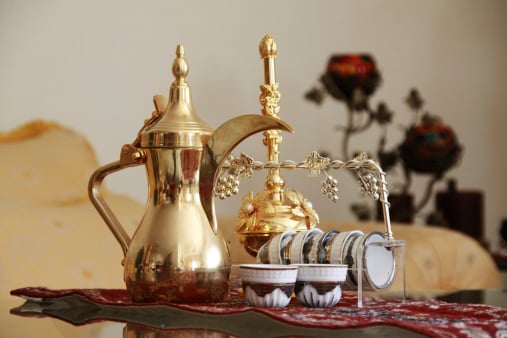 x.	Traditional Arabic Coffee Sweet & Dates