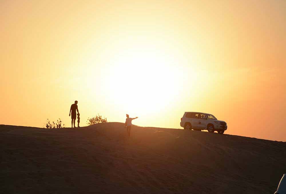 Look The Entrancing Perspective Around evening time At Desert Safari