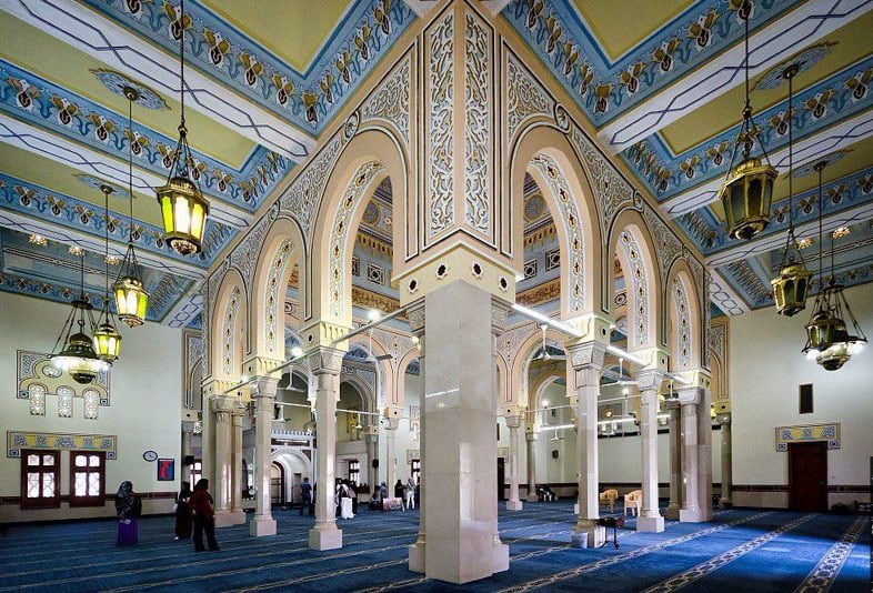 Traditional Interior Of The Mosque