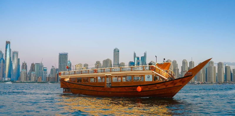 Dhow Cruise Dubai Marina with Scenic Waterfront Views, Live Shows & Cultural Dance gallery image 2