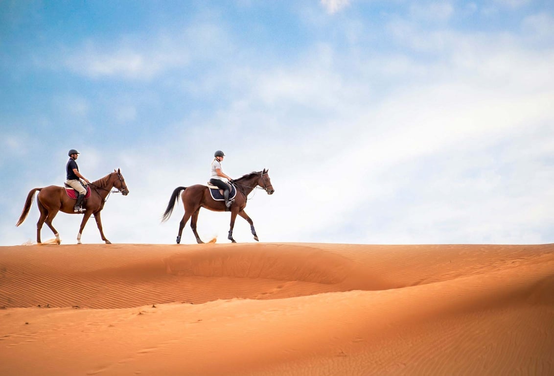 Enjoy Horse Riding At Dubai Desert Safari